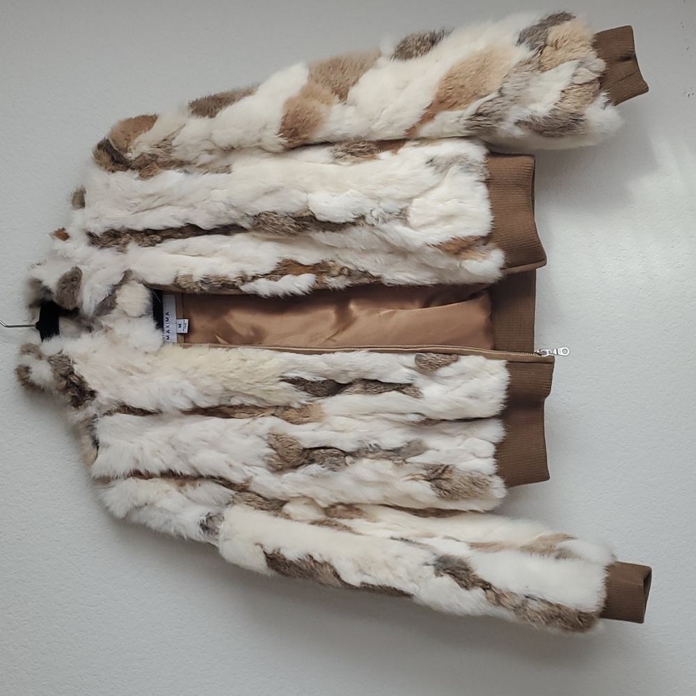 Wilsons Leather Fur Bomber Jacket (M)